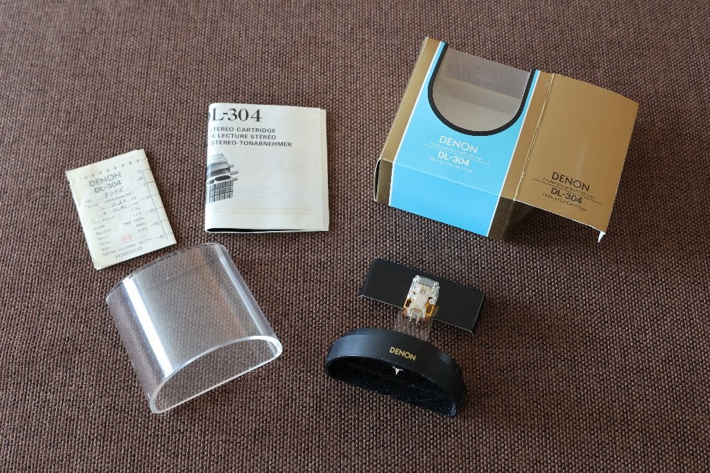 Denon DL304 MC Cartridge, Ophalen of Verzenden, Zo goed als nieuw, Platenspeler-onderdeel, Overige merken