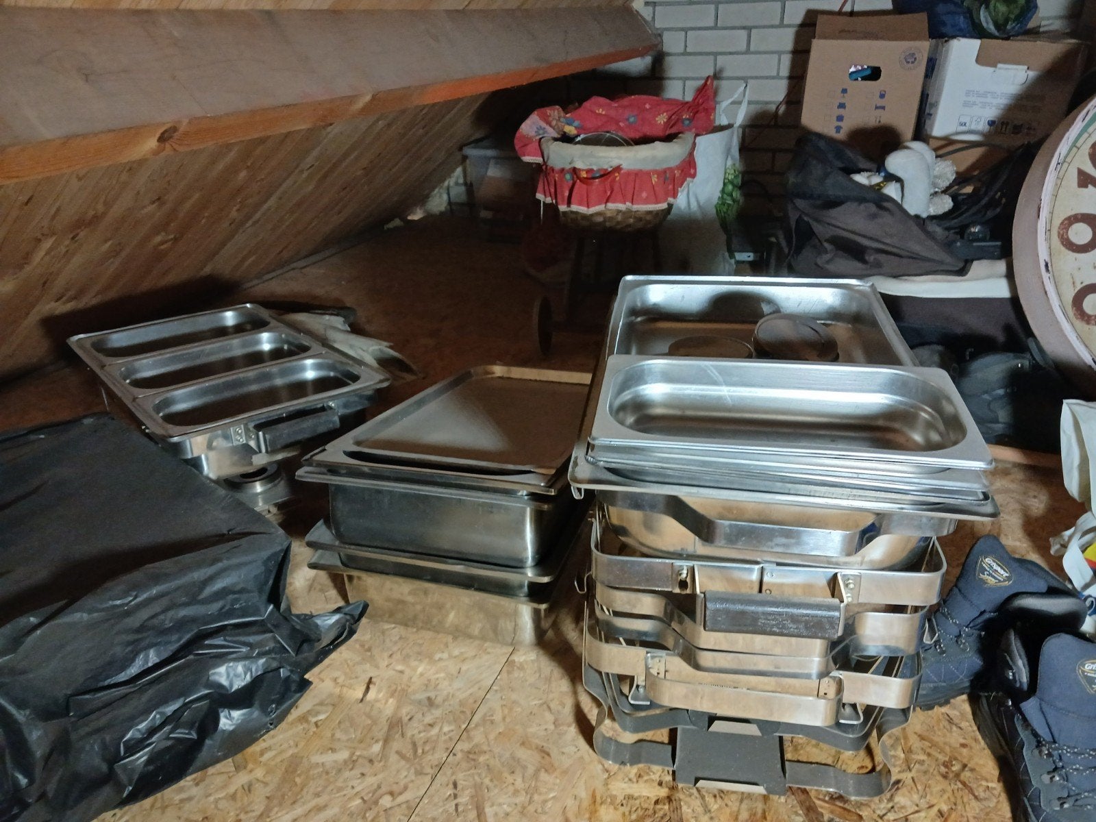 Chafing dishes en GN-bakken voor horeca, Ophalen, Gebruikt