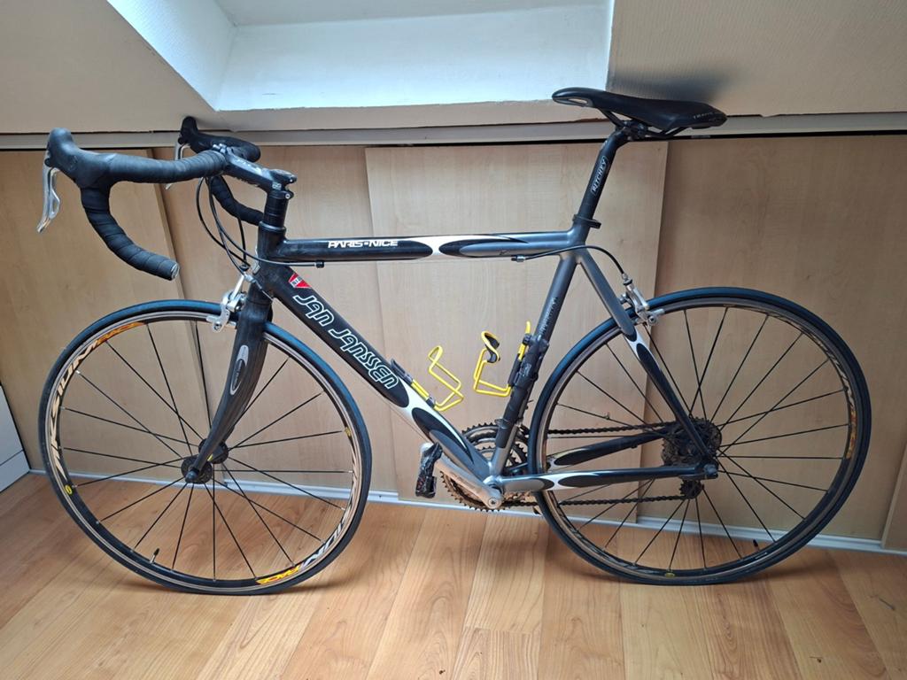 Jan Janssen Paris-Nice Racefiets - Klassieke Prestatie, 28 inch, Gebruikt, Velgrem, Meer dan 20 versnellingen