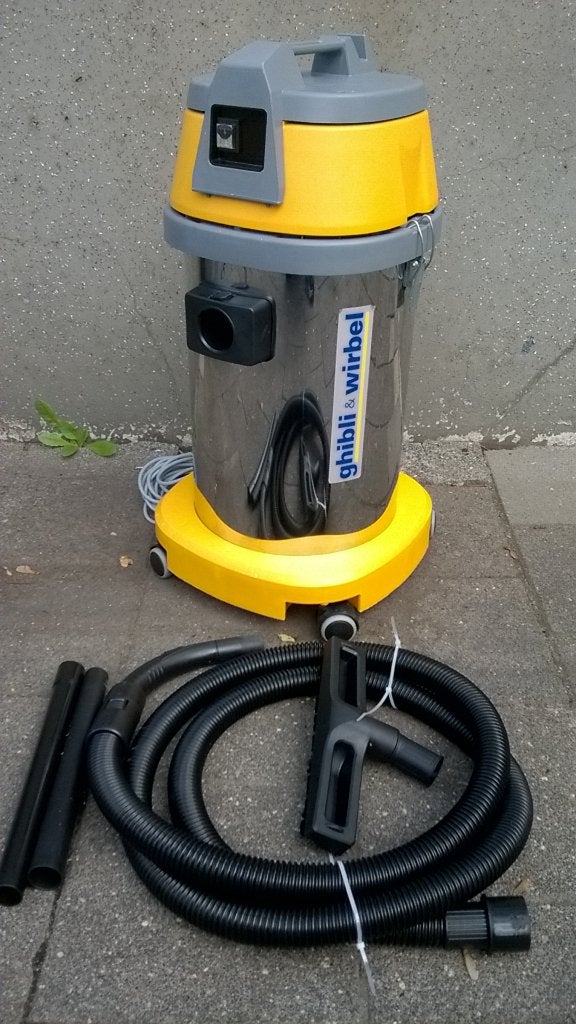 Ghibli   Silent RVS Bouwstofzuiger  1150W - 36L nat en droog, Overige merken, Ophalen of Verzenden, Zo goed als nieuw, Industriële stofzuiger