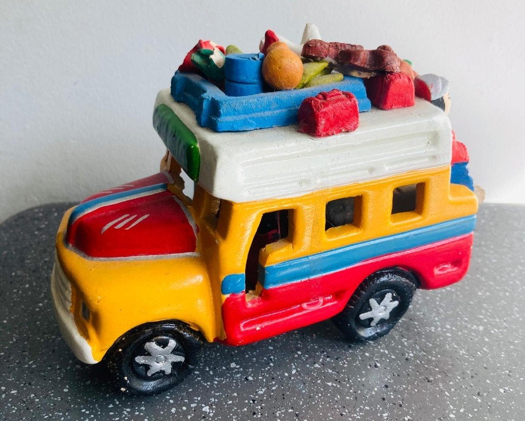 Decoratieve camper bus beeld Colombia, Ophalen of Verzenden, Zo goed als nieuw, Dier
