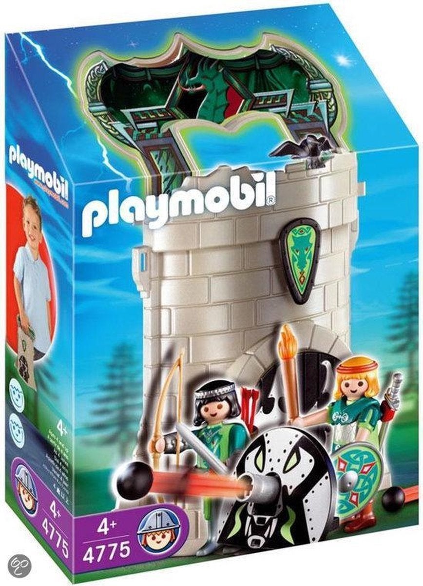Playmobil Drakenburcht 4775 - Compleet en in goede staat, Complete set, Ophalen of Verzenden, Zo goed als nieuw, Kasteel/Fort