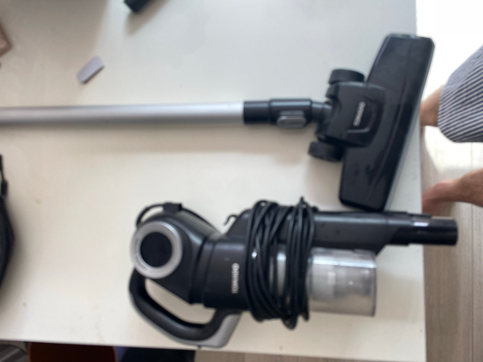 Tomado 2-in-1 steelstofzuiger met snoer - Zo goed als nieuw, Witgoed en Apparatuur, Stofzuigers, Ophalen, Overige merken, Zo goed als nieuw