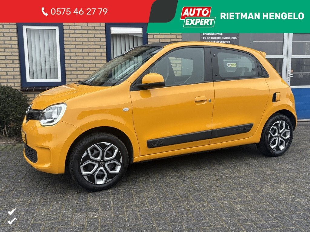 Renault Twingo 1.0 SCe Collection OPEN DAK | BLUETOOTH |AIRC, Auto's, Twingo, 4 stoelen, 23 km/l, Geel