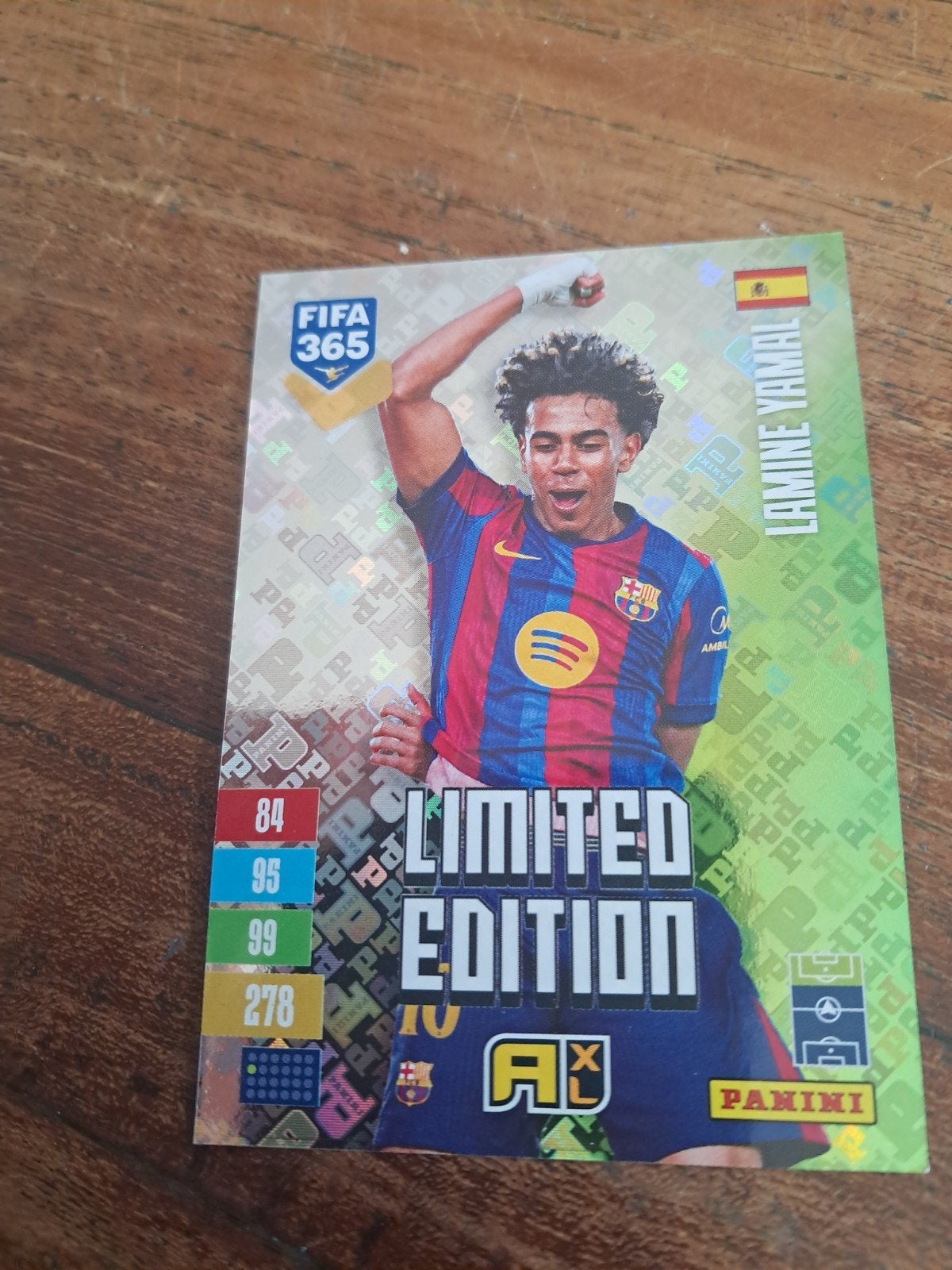 ADRENALYN XL 2027 Panini. LIMITED EDITION Lamine Yamal., Ophalen of Verzenden, Nieuw, Plaatje