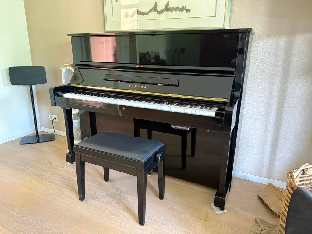 Yamaha U1F silent Piano (1970) | Perfecte staat, Ophalen, Zwart, Zo goed als nieuw, Piano