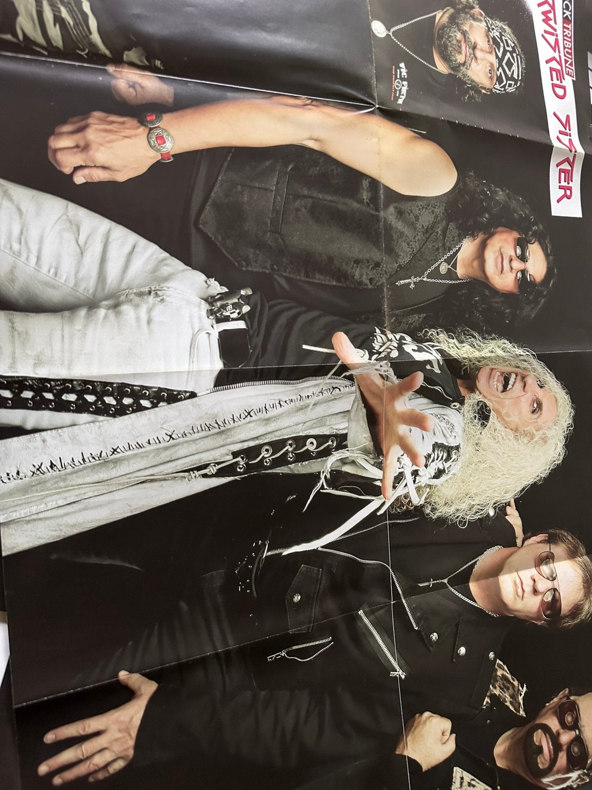 Twisted sister poster, Verzenden, Zo goed als nieuw, A1 t/m A3