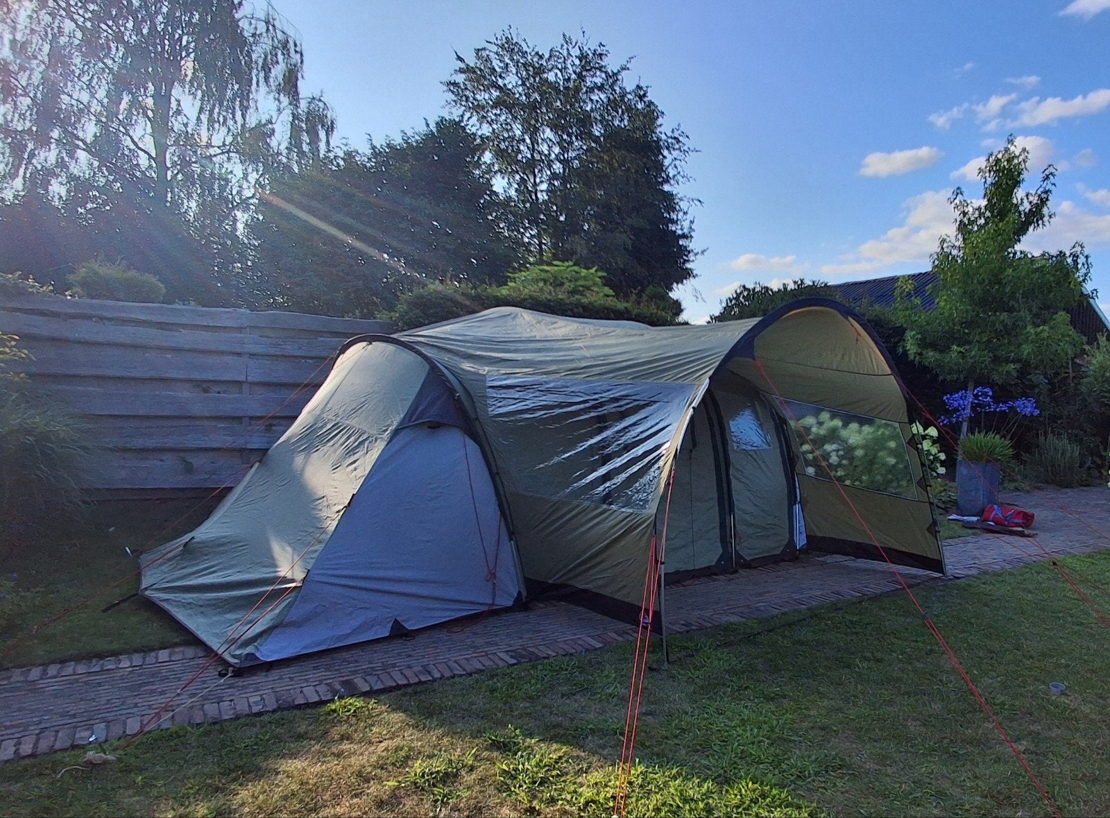 Robens Triple Dreamer 6-persoons tunneltent met extension, Caravans en Kamperen, Tenten, Ophalen, Gebruikt, Tot en met 6
