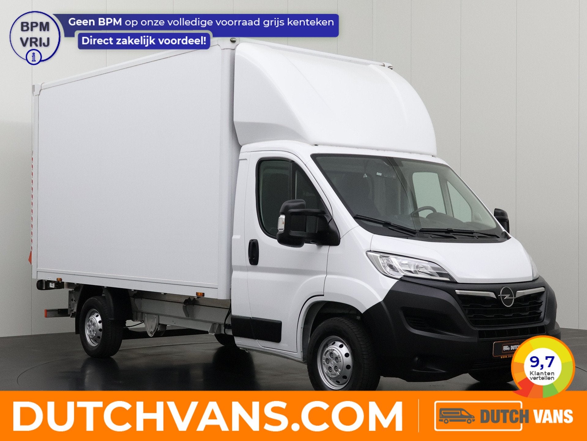 Opel Movano 140PK Bakwagen | Laadklep | 1046Kg Laden | Camer, Gebruikt, Euro 6, 2500 kg, Wit