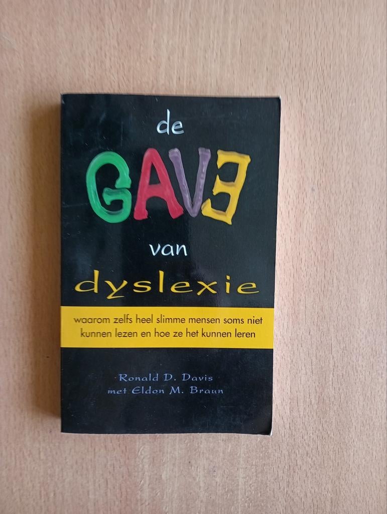 Ronald D. Davis - De gave van dyslexie, Boeken, Wetenschap, Zo goed als nieuw, Sociale wetenschap, Ophalen of Verzenden
