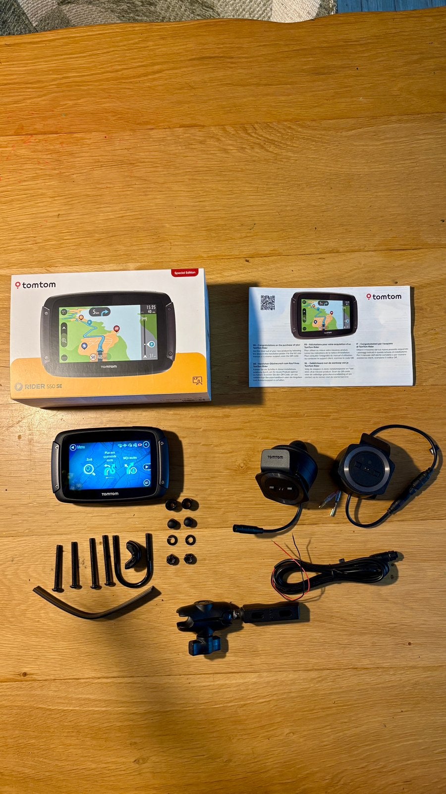 TomTom Rider 550 SE, Motoren, Ophalen of Verzenden, Zo goed als nieuw