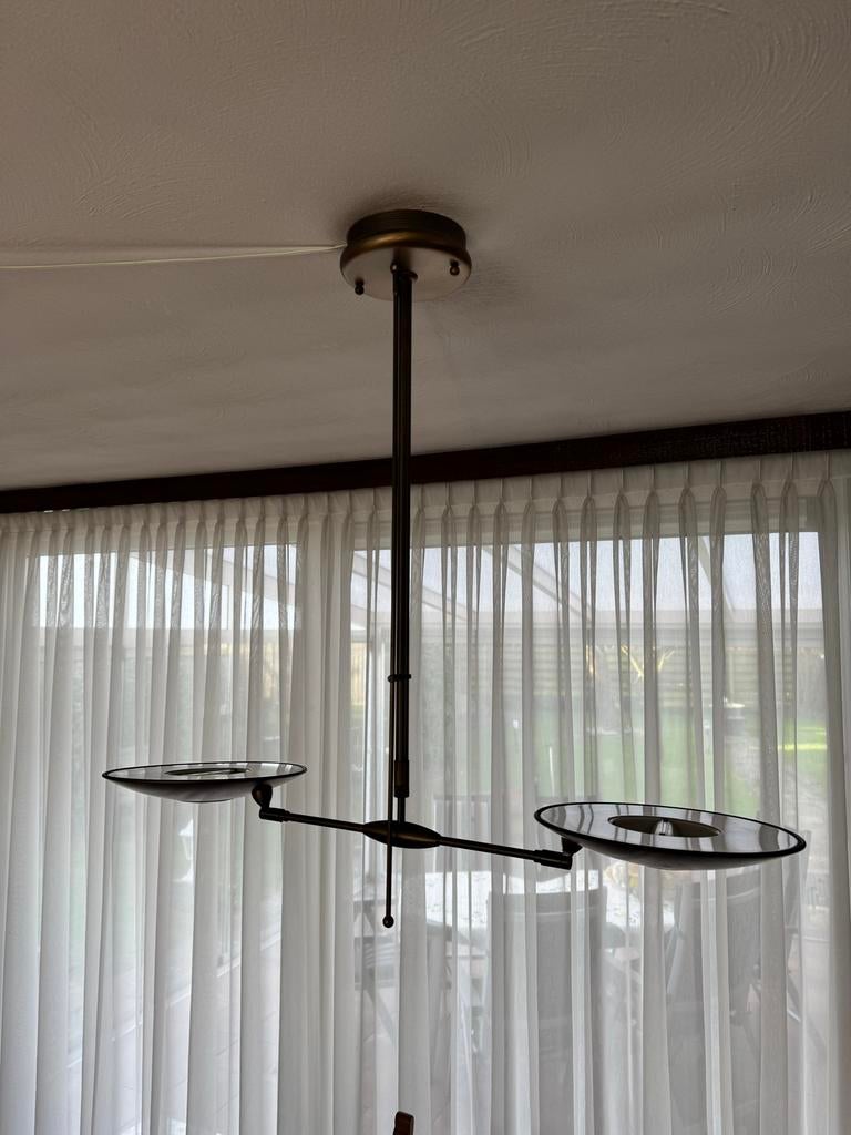 Steinhauer BR2101 hanglamp bronskleurig, Huis en Inrichting, Lampen | Hanglampen, Gebruikt, Metaal, Ophalen