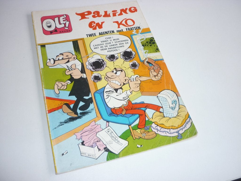 Ole reeks Paling en Ko – Twee agenten met fratsen, Eén stripboek, Ophalen of Verzenden, Gelezen