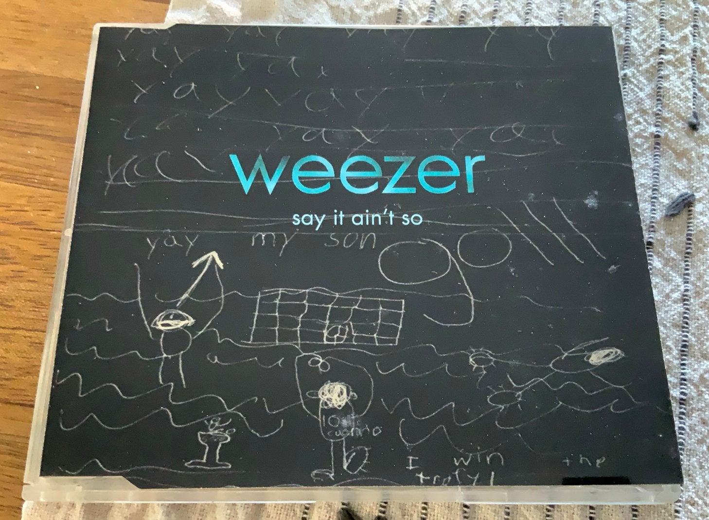 CD SINGLE WEEZER SAY IT AIN’T SO 1995 GEFFEN EU, Gebruikt, Verzenden, Inclusief doosje, Rock en Metal
