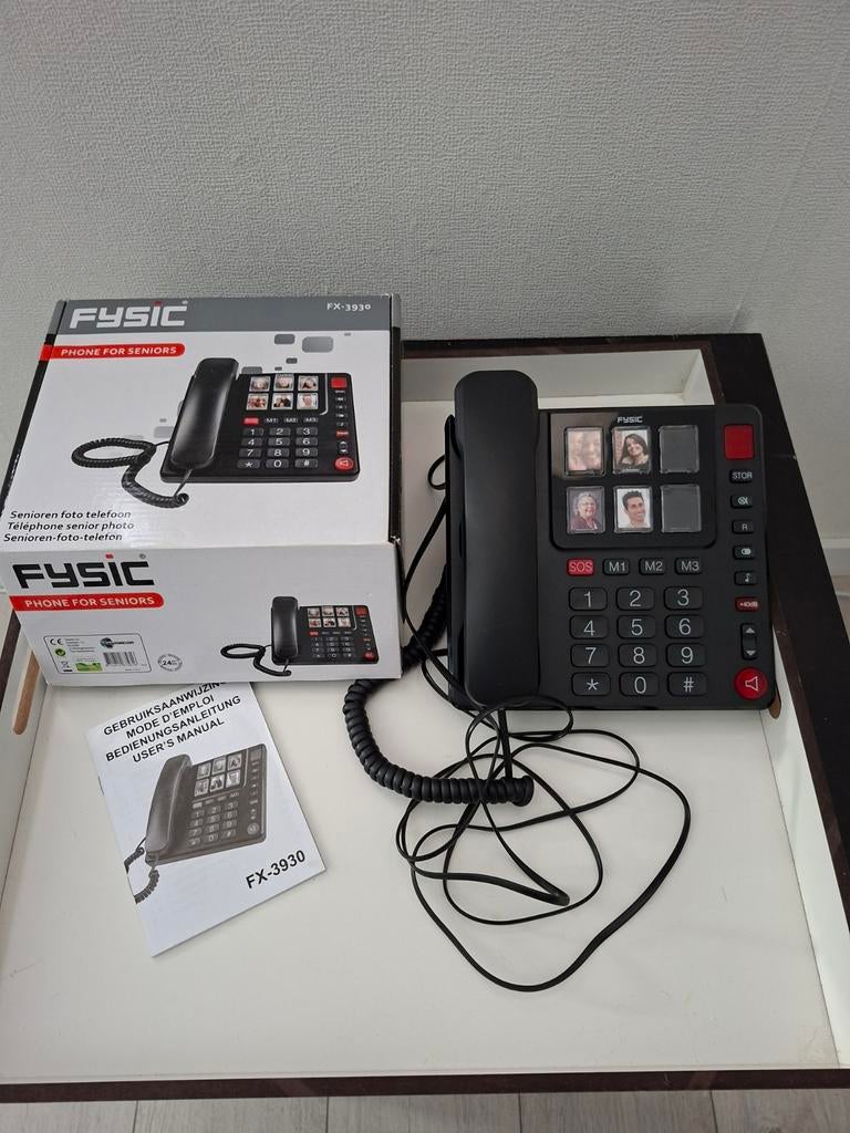 Fysic seniorentelefoons - diverse modellen, kort gebruikt, Telecommunicatie, Vaste telefoons | Handsets en Draadloos, Zo goed als nieuw