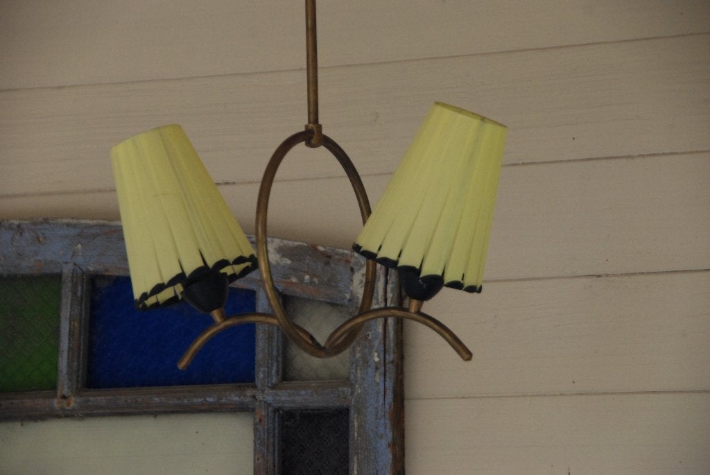 Originele 60ties Hanglamp, Gebruikt, Sixties, Metaal, E27 (groot)