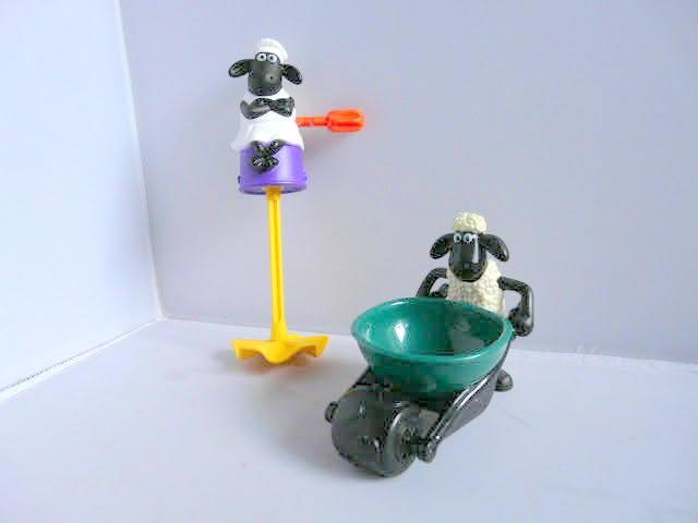 McDonalds 2013 # Shaun the Sheep 2x, Verzamelen, Ophalen of Verzenden, Overige figuren, Zo goed als nieuw, Beeldje of Figuurtje