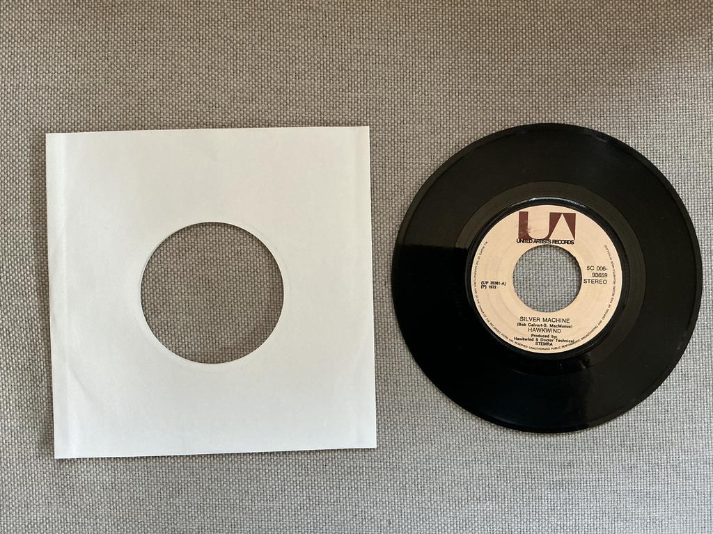 Hawkwind single vinyl. Silver Machine., Ophalen of Verzenden, Gebruikt, Pop