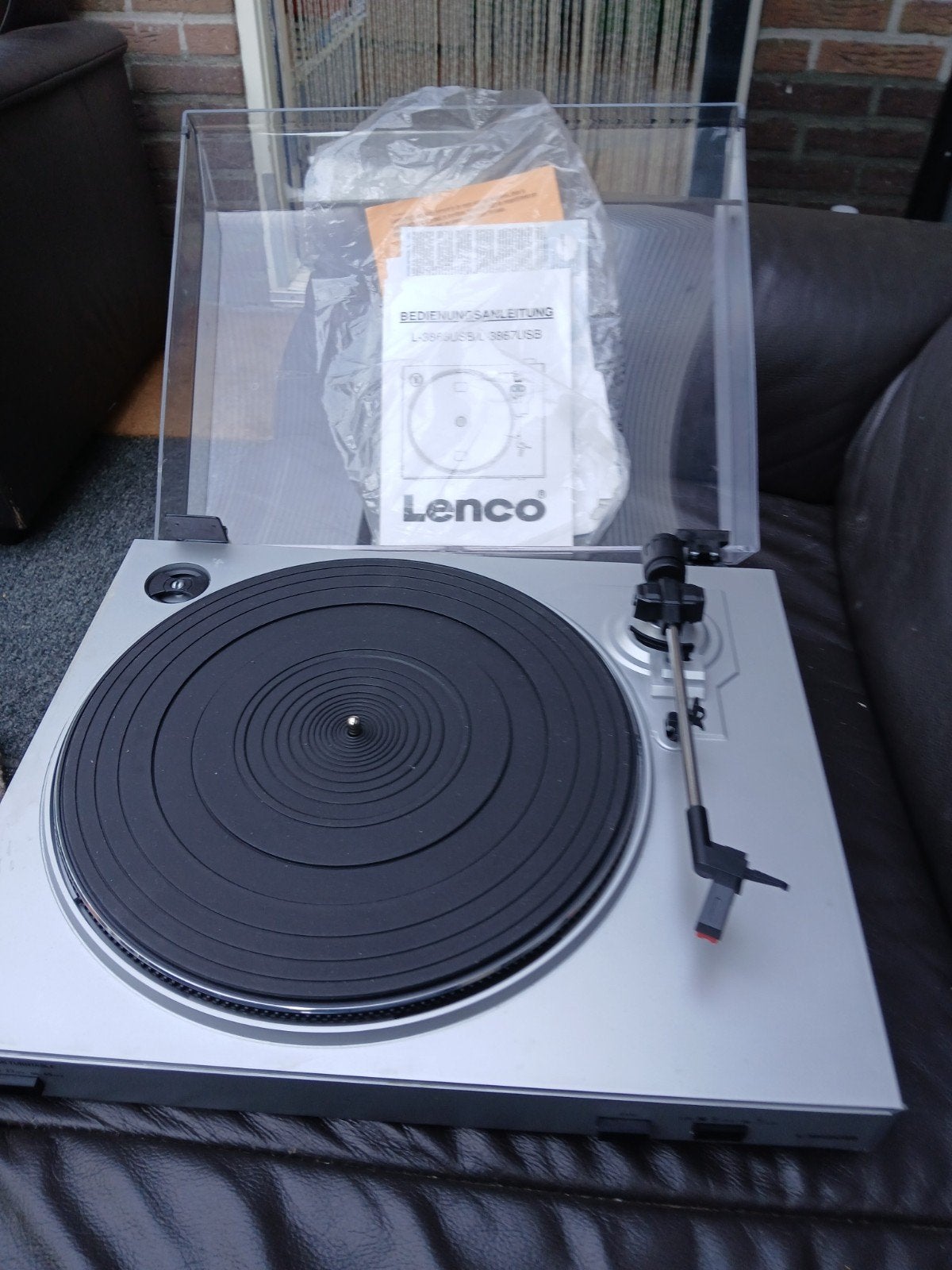 Lenco L-3866USB Platenspeler - Grammofoon naar CD/USB, Audio, Tv en Foto, Platenspelers, Ophalen