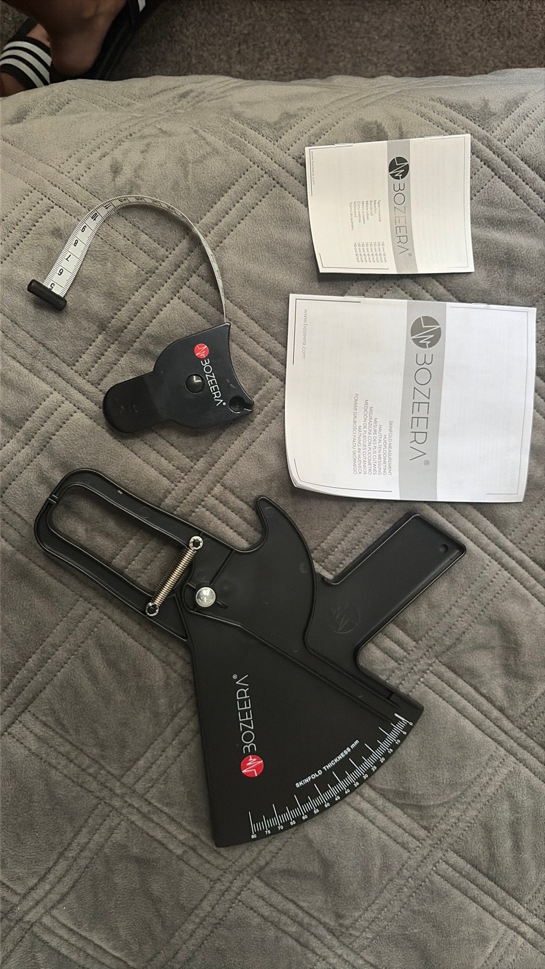 BOZEERA Huidplooimeter PRO & Body Mass Tape - Vetmeter PRO, Ophalen of Verzenden, Nieuw, Overige typen