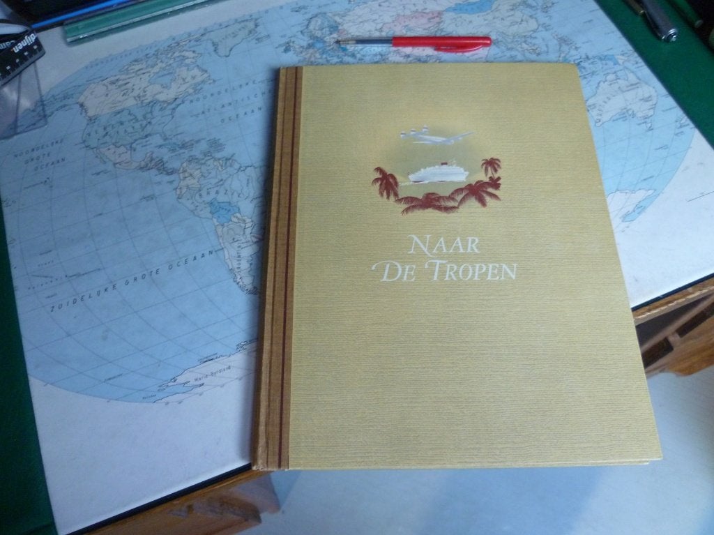 Naar de tropen  Heel oud boek, maar mooi., Verzenden