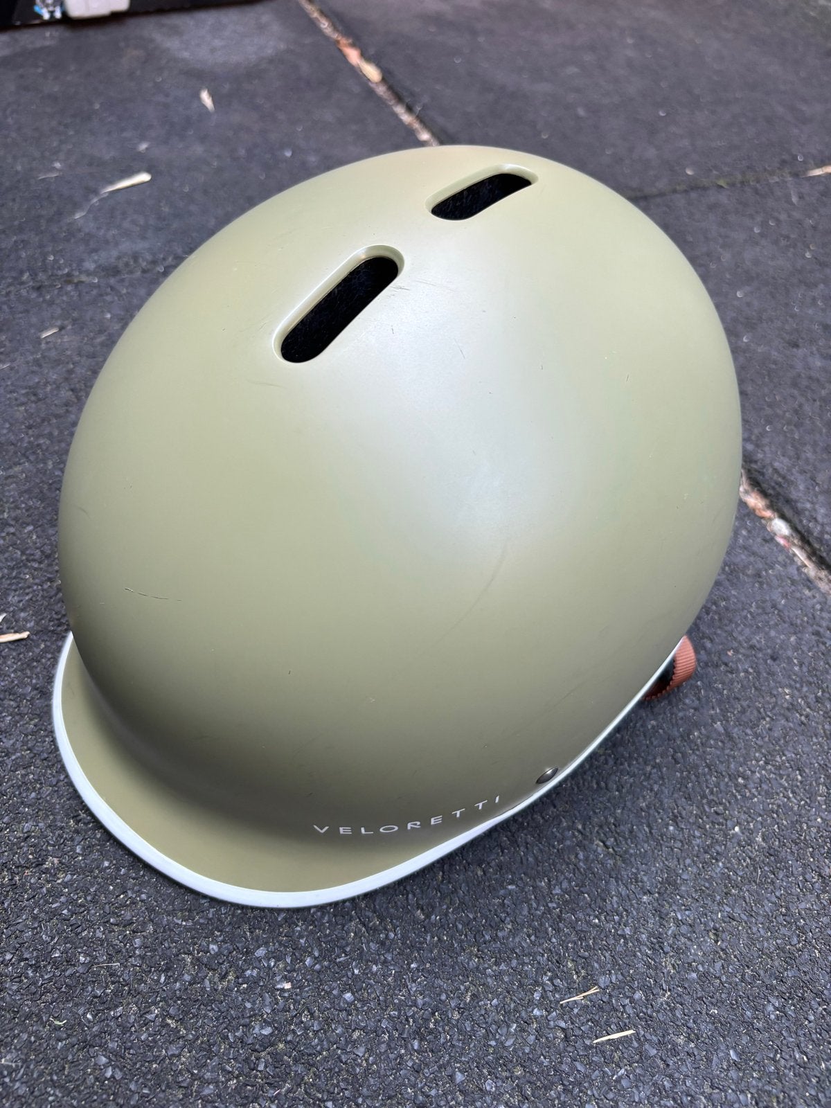 Veloretti Kinderhelm fiets - Desert Moss (Maat S), Ophalen of Verzenden, Gebruikt, S, Jongen of Meisje