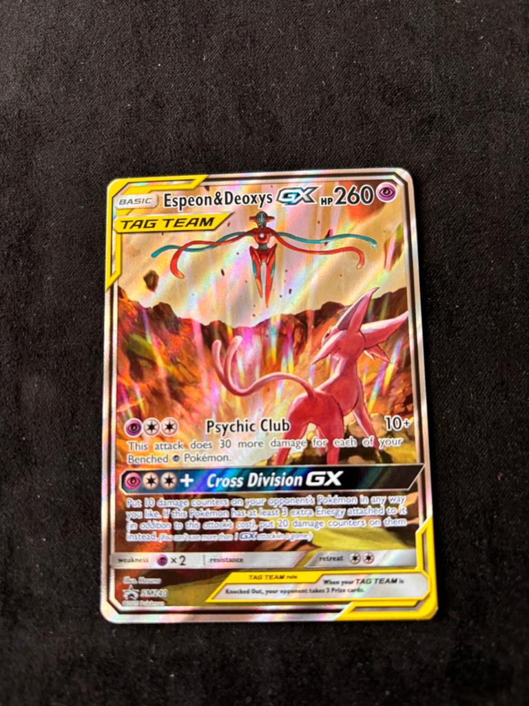 Espeon Deoxys GX SM240, Ophalen of Verzenden, Zo goed als nieuw