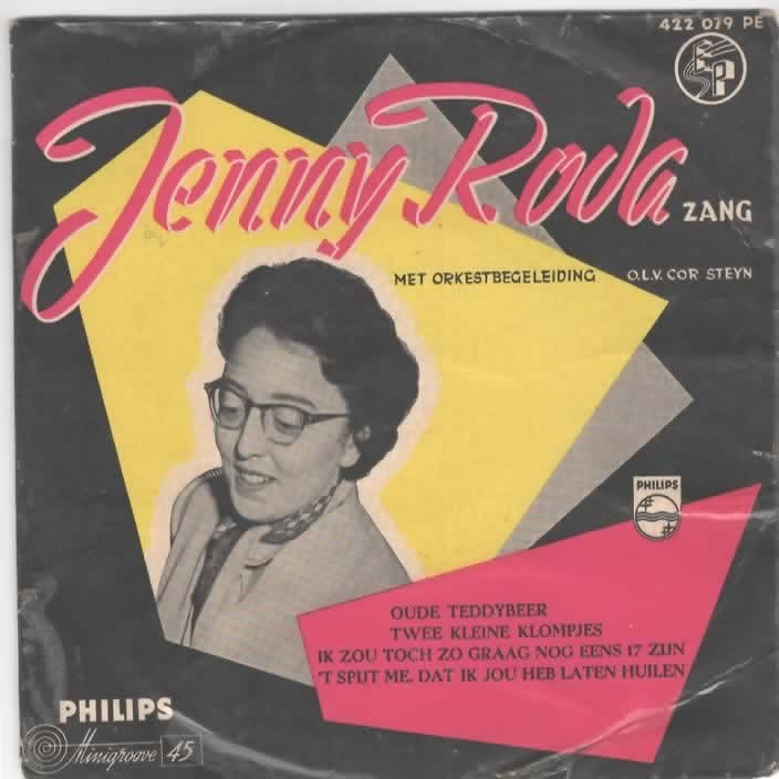 Jenny Roda- EP  o.l.v. Cor Steyn, Verzenden, 7 inch, Zo goed als nieuw, Levenslied of Smartlap
