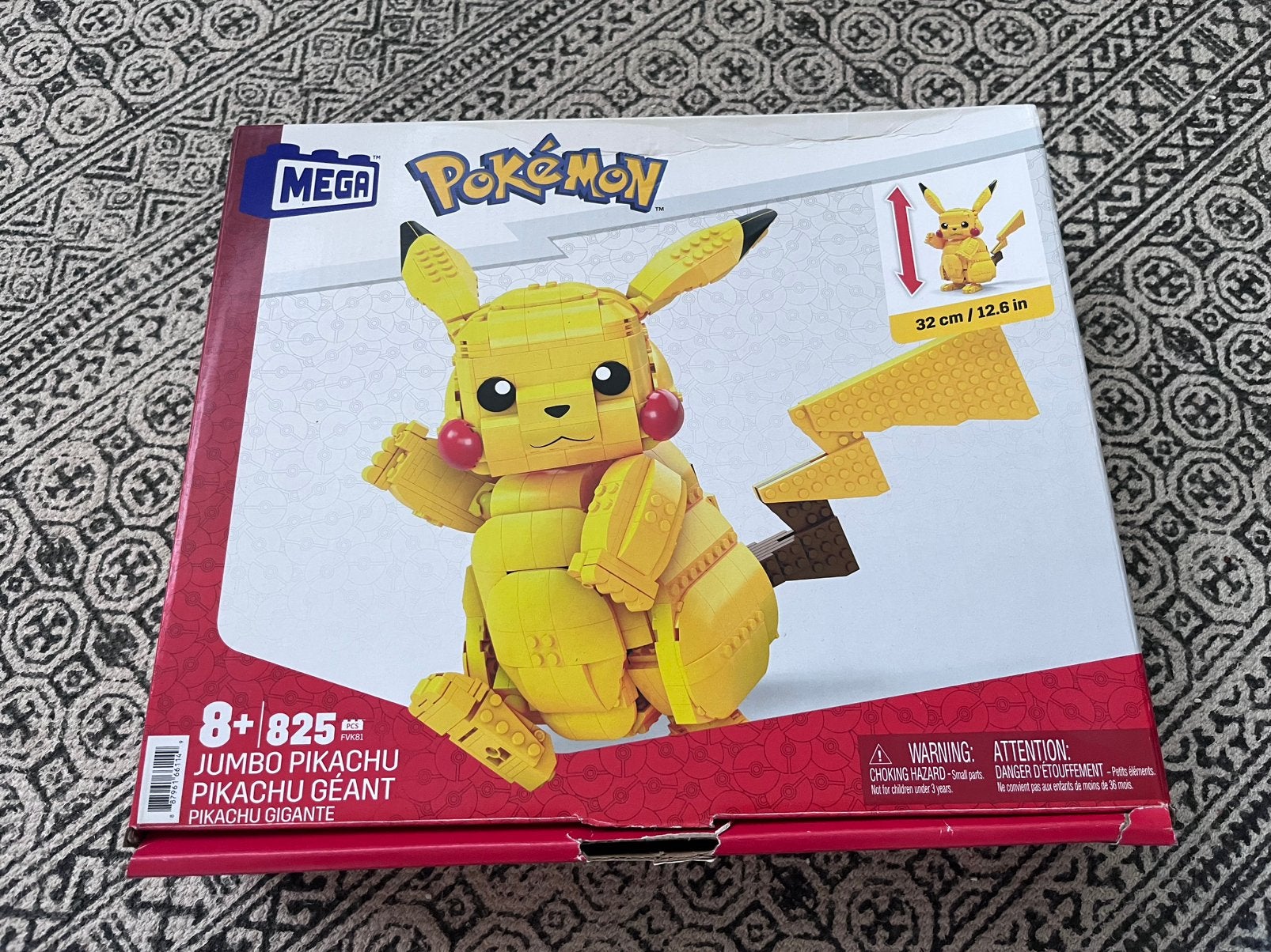 Pokemon Pikachu merk MEGA, Ophalen of Verzenden, Zo goed als nieuw, Megabloks
