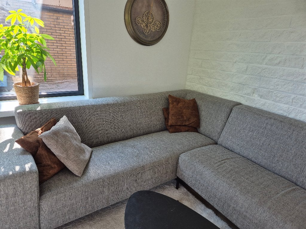 Stijlvolle hoekbank - comfortabel en makkelijk schoon, Ophalen, 250 tot 300 cm, Minder dan 75 cm, Hoekbank