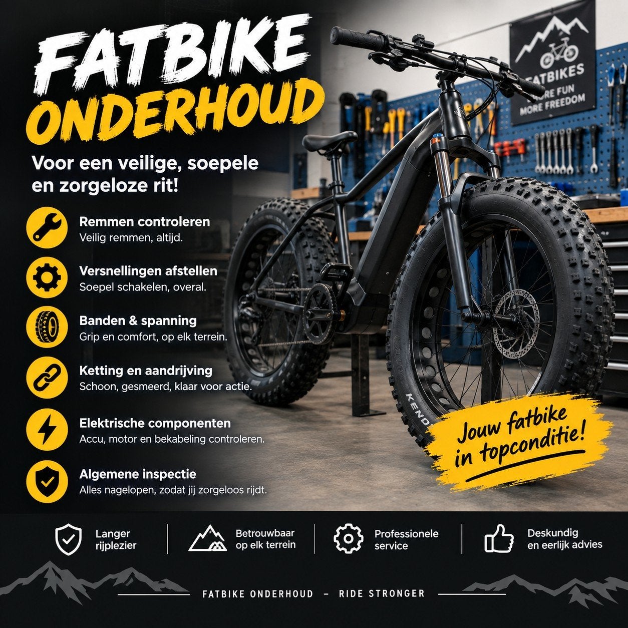 fatbike onderhoud omgeving arnhem!, Ophalen
