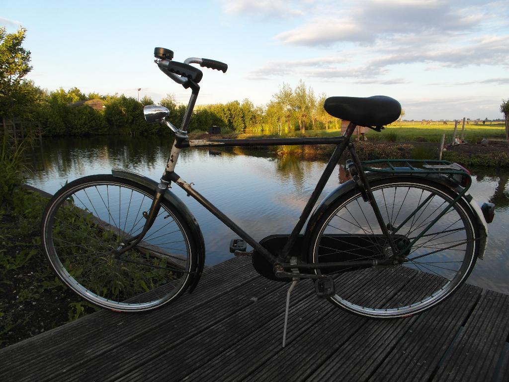 heren fiets, Fietsen en Brommers, Ophalen, Terugtraprem, Gebruikt, Gazelle