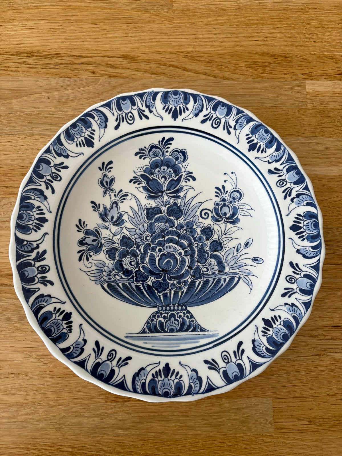Delfts Blauw Wandbord - Handgeschilderd Holland, Ophalen of Verzenden