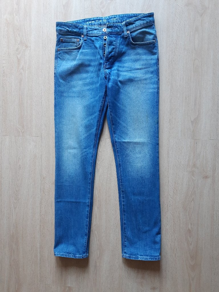 29- C&A The Slim Stretch heren spijkerbroek W32/L32, Ophalen, Zo goed als nieuw, Blauw, W32 (confectie 46) of kleiner