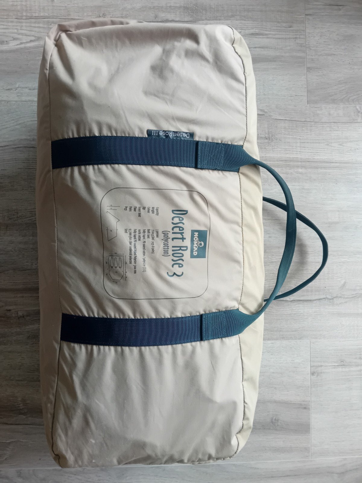 Nomad Desert Rose 3 polycotton tent, Ophalen, Gebruikt