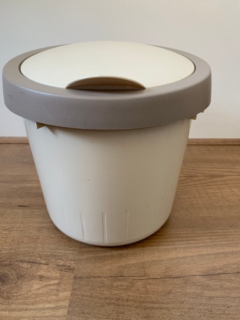 Allibert toilet afvalbakje prullenbakje 20cm hoog, Kunststof, Gebruikt, Ophalen of Verzenden, Minder dan 10 liter