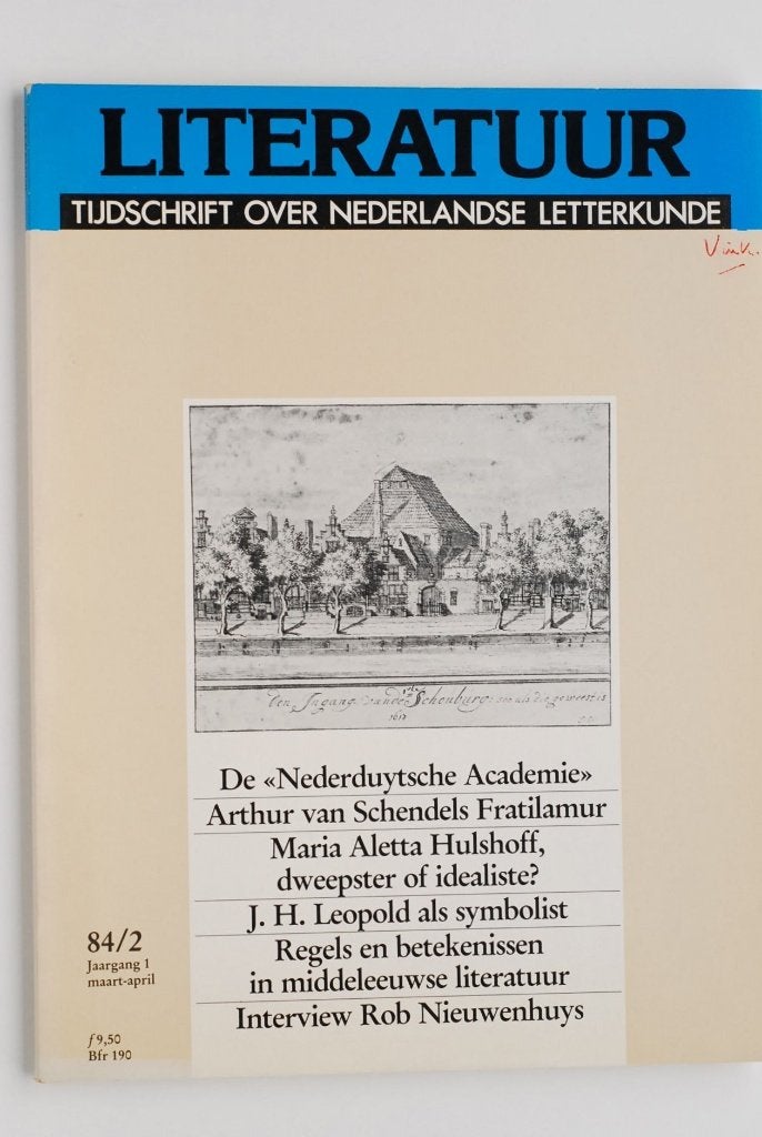 Literatuur: Tijdschrift over Nederlandse Letterkunde 1984, Verzenden, Diverse auteurs, Zo goed als nieuw, Nederland