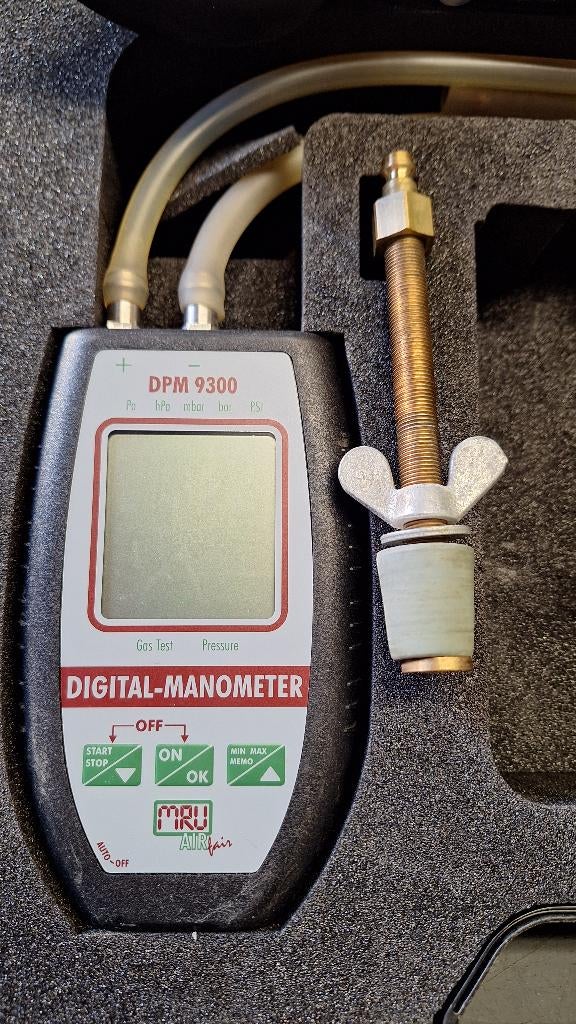 MRU DPM 9300 Drukmeter Lektester, ,, Ophalen of Verzenden, Zo goed als nieuw, ,