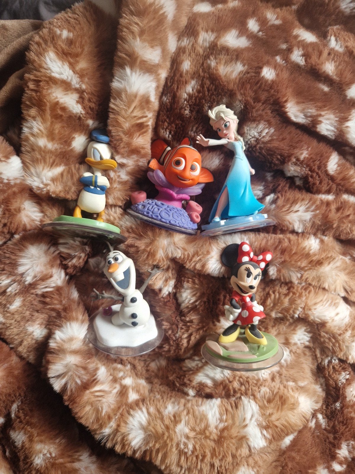 Disney Infinity Figuren: Donald, Nemo, Elsa, Olaf, Minnie, Ophalen, Zo goed als nieuw