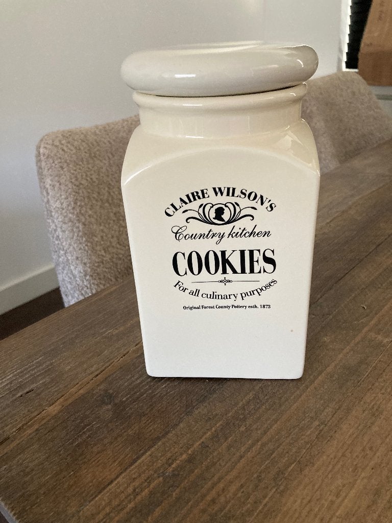 Claire Wilson's Country Kitchen Cookies Pot, Huis en Inrichting, Keuken | Servies, Gebruikt, Overige merken, Keramiek, Ophalen of Verzenden