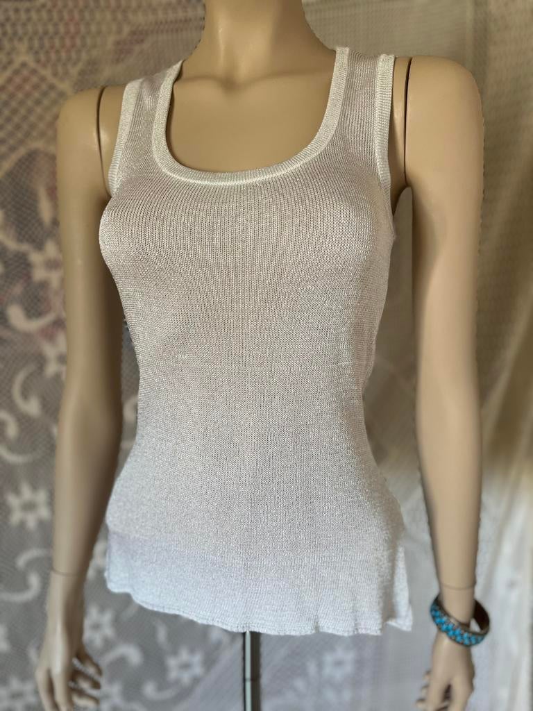 Glitter Topje. Lucy & Co. S/M., Ophalen of Verzenden, Zo goed als nieuw, Grijs, Maat 36 (S)