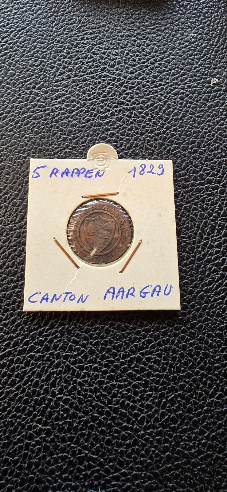 Zwitserland canton Aargau 5 rappen 1829, Ophalen of Verzenden, Overige landen