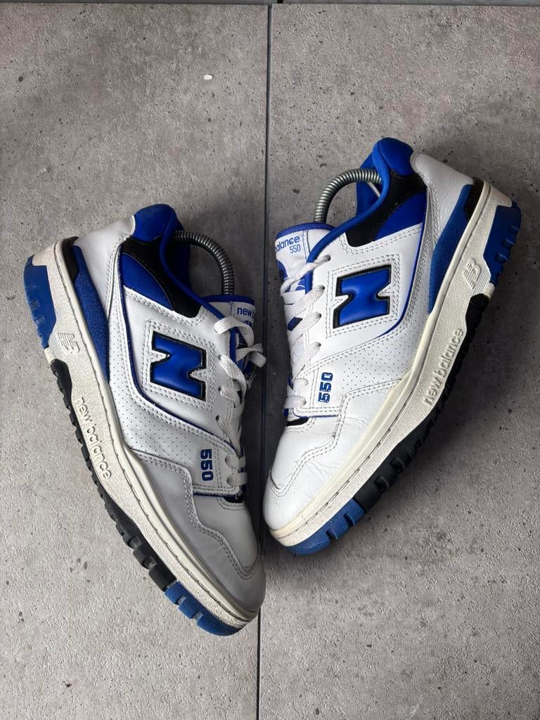 New Balance 550 Navy Blue 42, Kleding | Heren, Schoenen, Ophalen of Verzenden, Zo goed als nieuw, Blauw