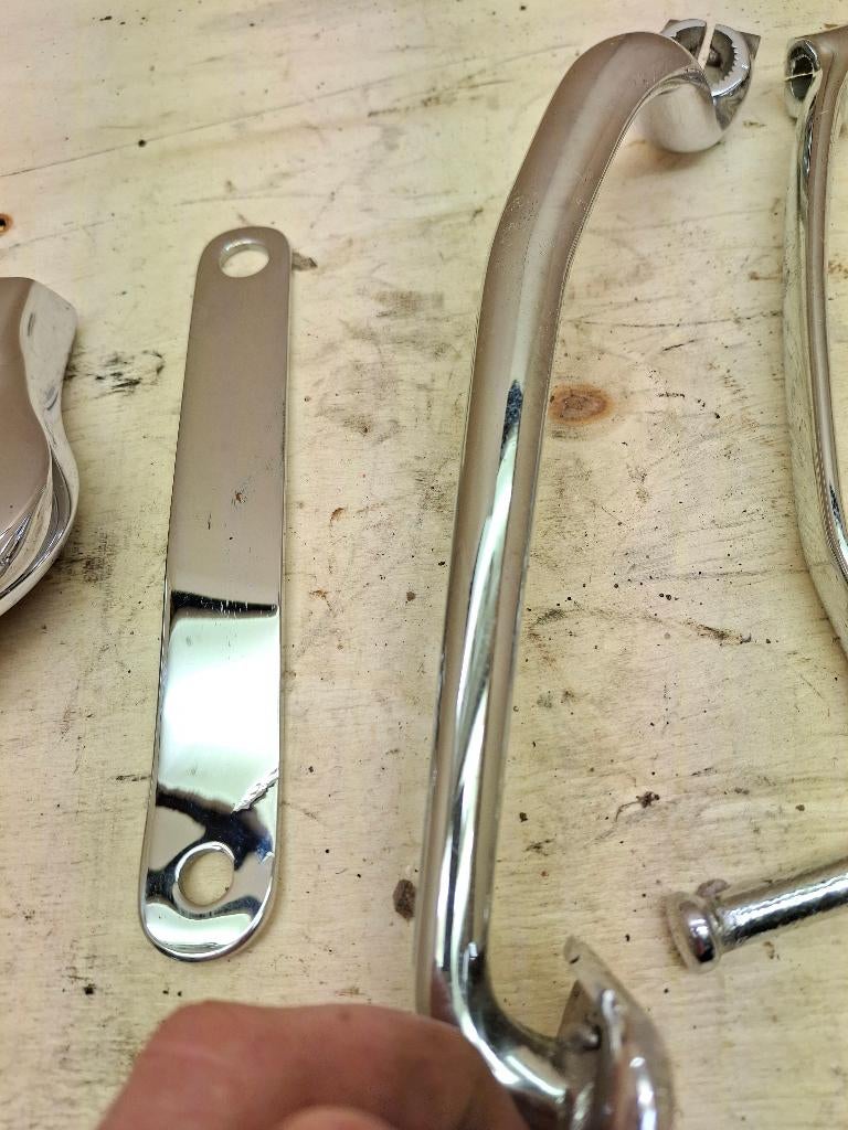 VEEL NIEUW verchroomde onderdelen Yamaha (xs1 xs650 xs2 tx, Ophalen, ., Nieuw, .
