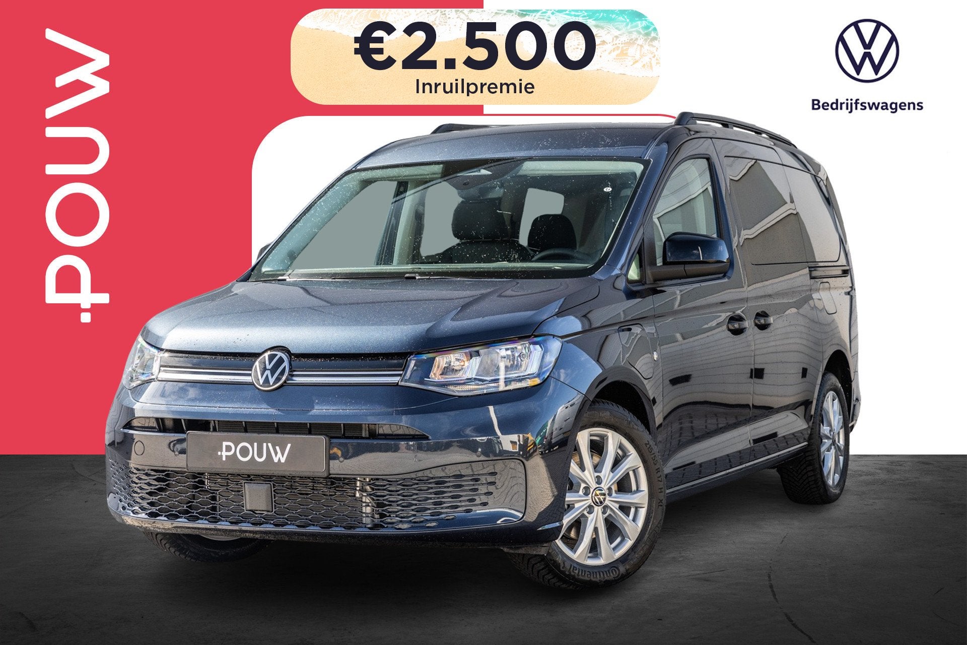 Volkswagen Caddy Kombi Maxi 1.5 TSI 150pk Hybride Life | Tre, Auto's, Volkswagen, 12 maanden, Stof, 1498 cc, 4 cilinders