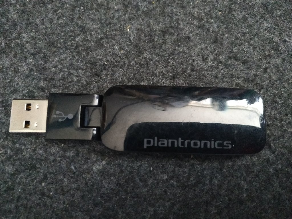 Plantronics D100-A DECT dongle, Computers en Software, Headsets, Ophalen of Verzenden, Zo goed als nieuw, Pantronics