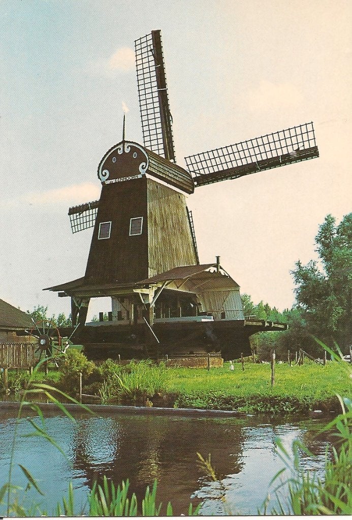 Ansichtkaart Houtzaagmolen De Eenhoorn Haarlem, Ophalen of Verzenden, 1980 tot heden, Gelopen, Noord-Holland