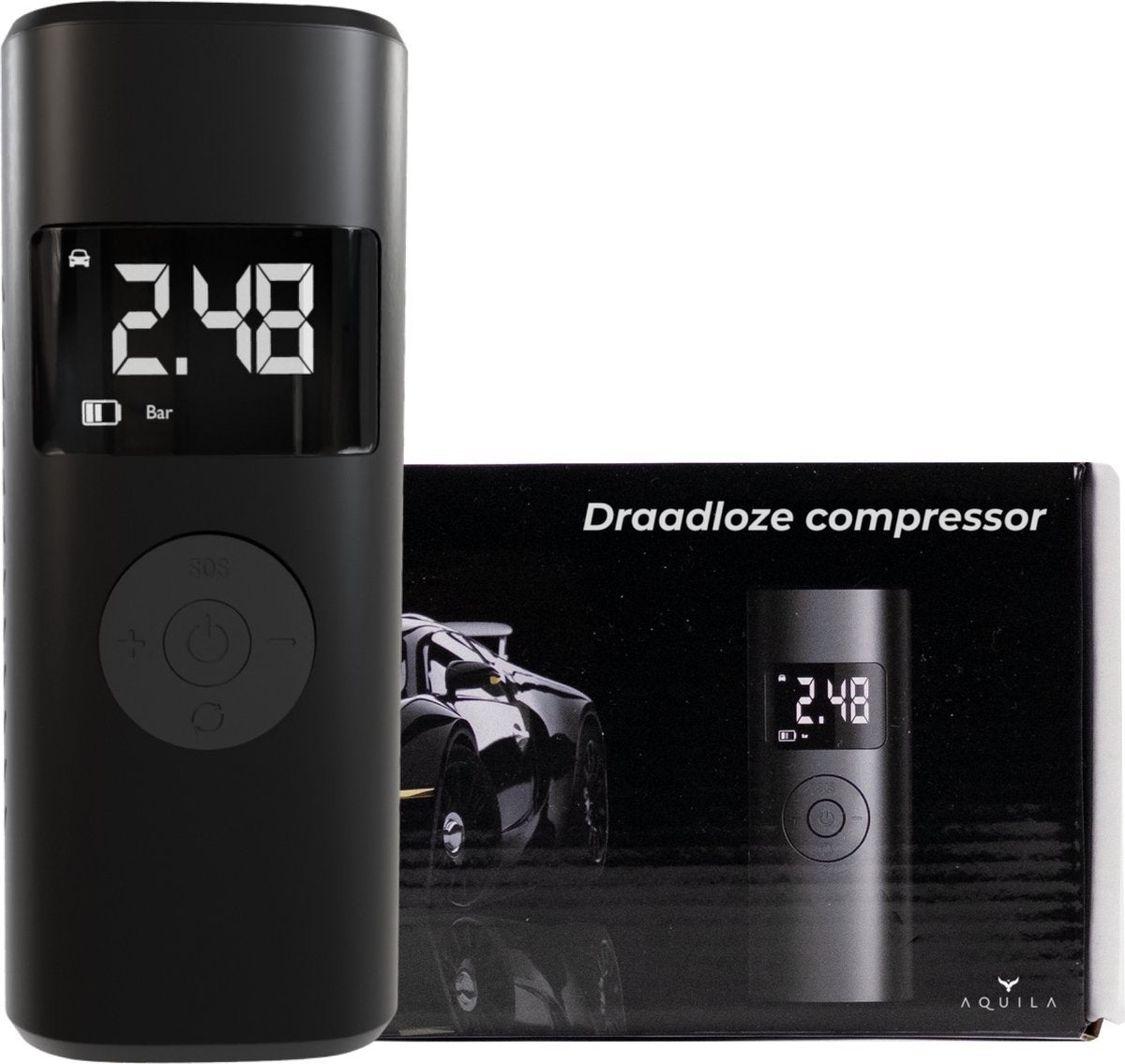 Elektrische fietspomp | draagbare compressor | nieuw, Ophalen of Verzenden, Drukmeter, Nieuw
