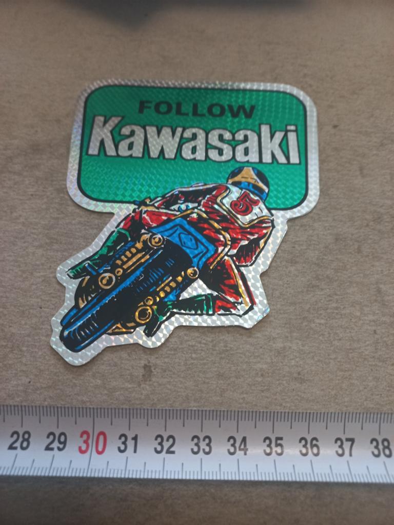 Kawasaki foliesticker, Ophalen of Verzenden, Zo goed als nieuw
