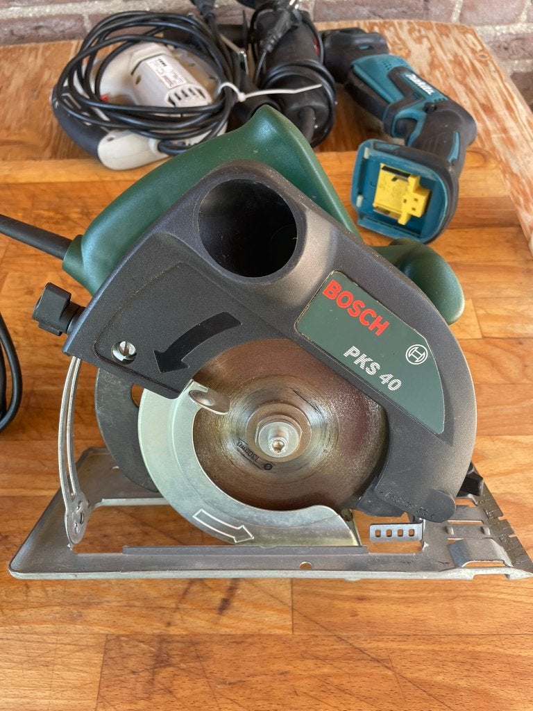 Bosch PKS 40 cirkelzaag 600w 130mm, Ophalen, Gebruikt, Cirkelzaag, 600 tot 1200 watt